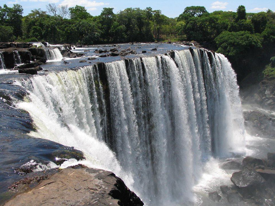 Lumangwe waterfall zambia