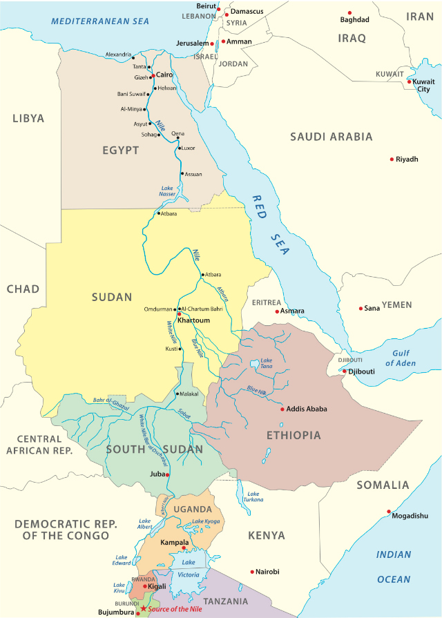 What Is The Route Of The Nile River