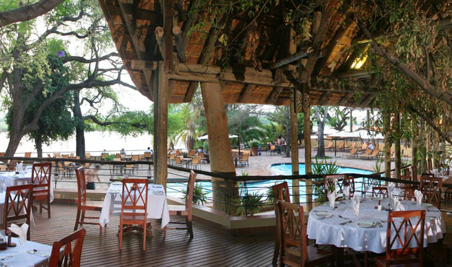Dining room at Chobe Safari Lodge, Botswana (courtesy of Chobe Safari Lodge)