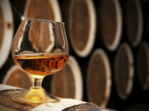 Brandy and aging barrels (Shutterstock)