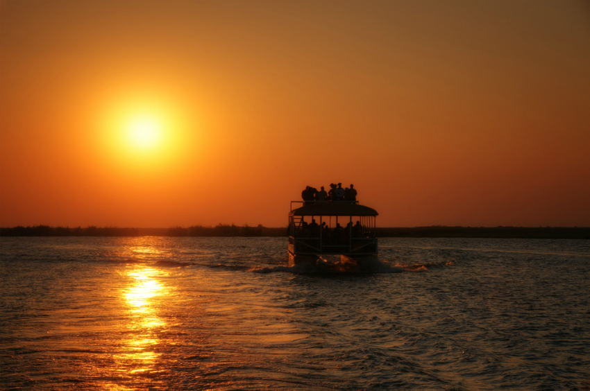 Boat on the Chobe river, Botswana (Shutterstock)
