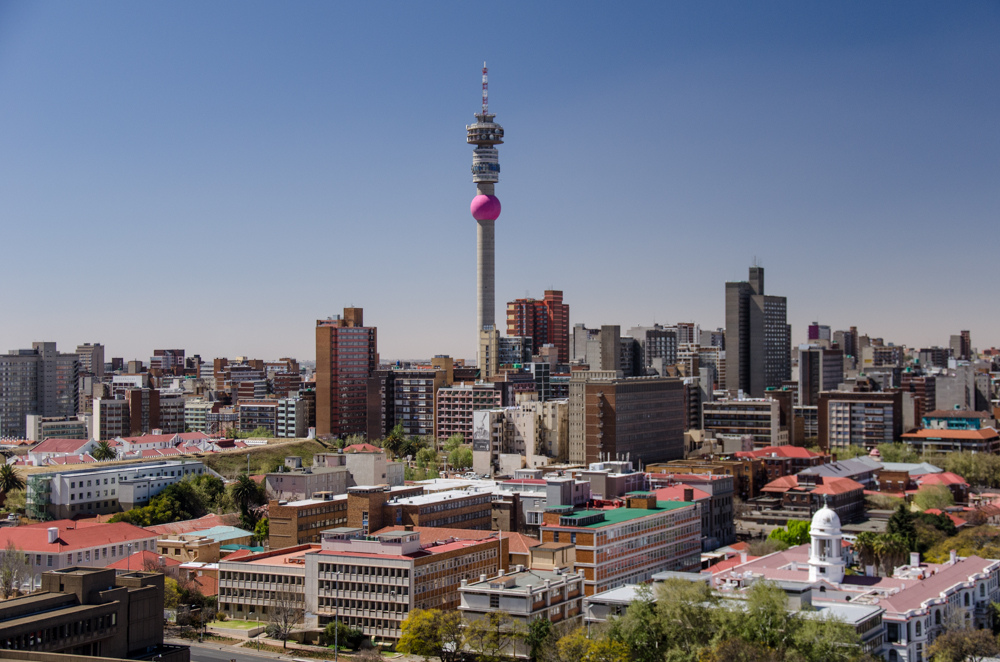 Johannesburg skyline (photo by Sarah Duff)