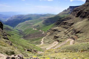 Winding mountain road, Lesotho (Shutterstock)