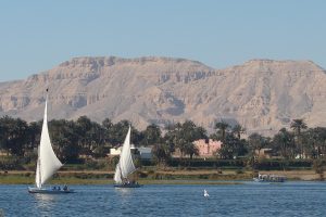 Feluccas on the Nile in Luxor (Flickr)