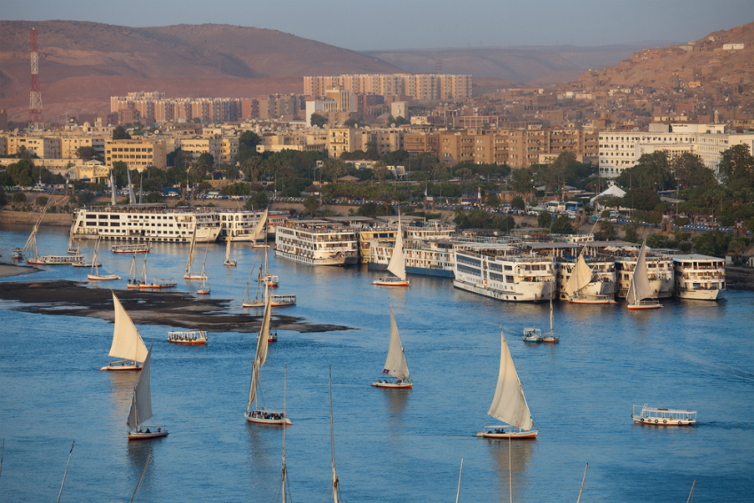 The Nile River at Aswan, Egypt (Shutterstock)