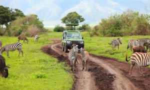 Game drive in Ngorongoro (Shutterstock)