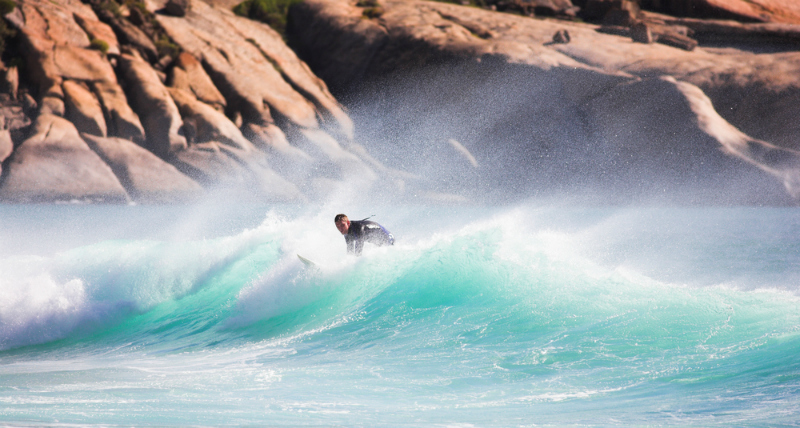 Surfer at Landudno, Western Cape, South Africa (Sean Nel, Shutterstock)