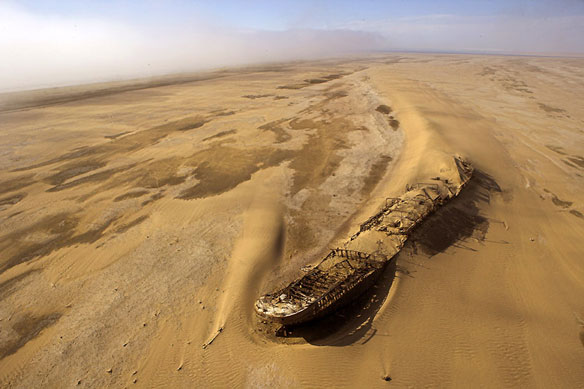 The wreck of the Edouard Bohlen, Namibia (Courtesy of Coastalcare.org)