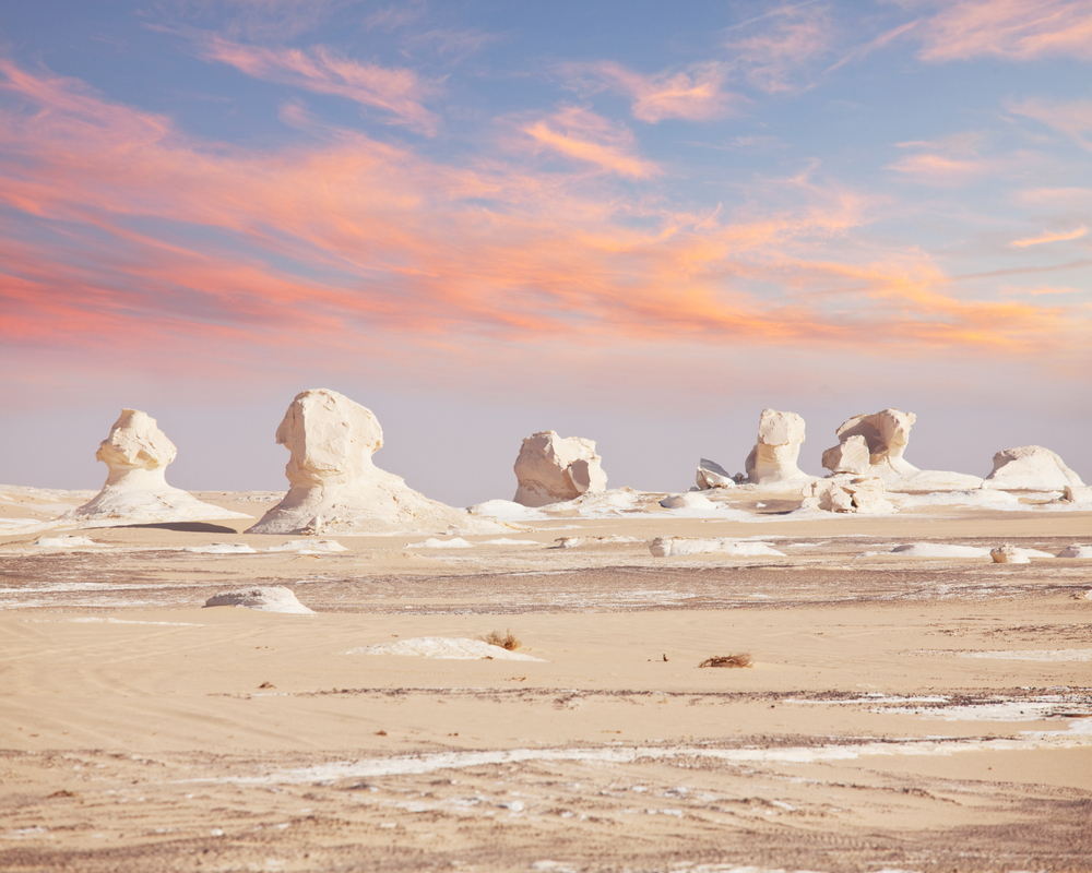 Chalk formations in the White Desert, Egypt (Shutterstock)