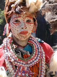 Kikuyu Woman wearing traditional dress (wikipedia)