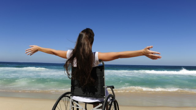 wheelchair woman