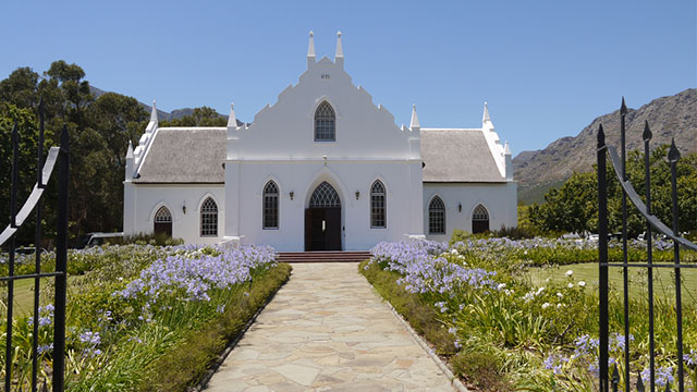 Cape Dutch Church Franschoek 