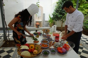 Riyad el Cadi cooking class Marrakech
