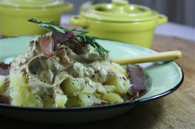 Biltong baked potato