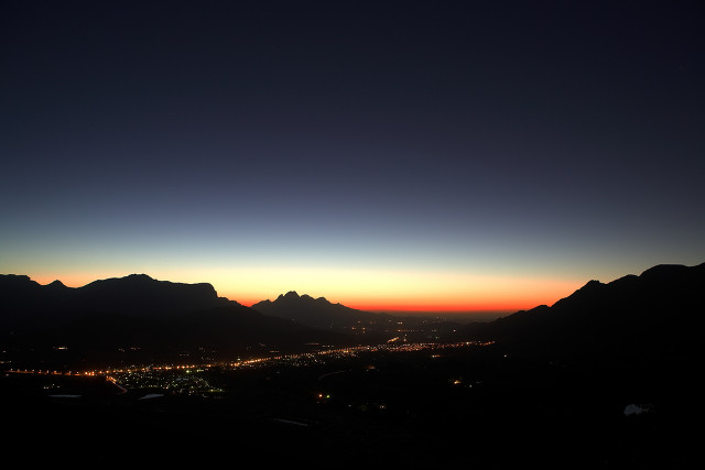 Sunset In Cape Town area