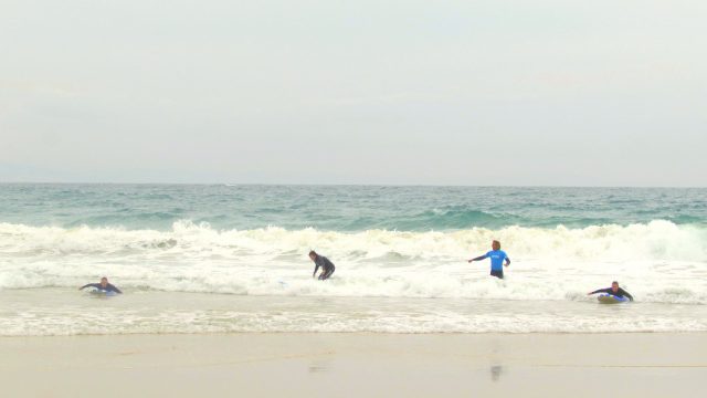 Learning To Surf In Jeffreys Bay, South Africa