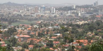 Kampala skyline