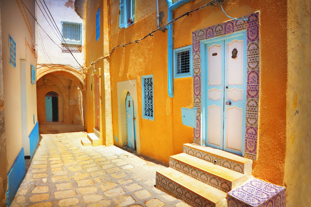 colourful streets of Sousse, Medina