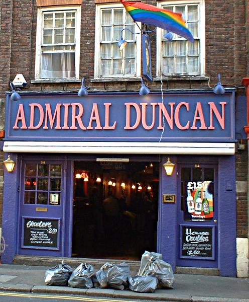 Admiral Duncan pub in Soho