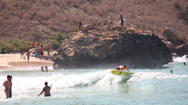 Benguela surfing in angola