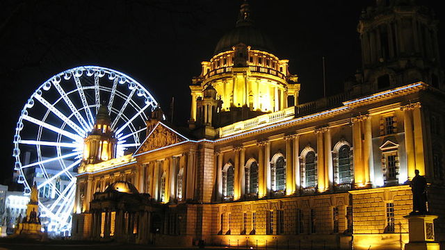 City_Hall_And_The_Belfast_Wheel in ireland