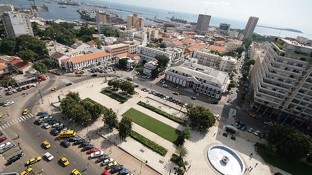 Central square in Dakar