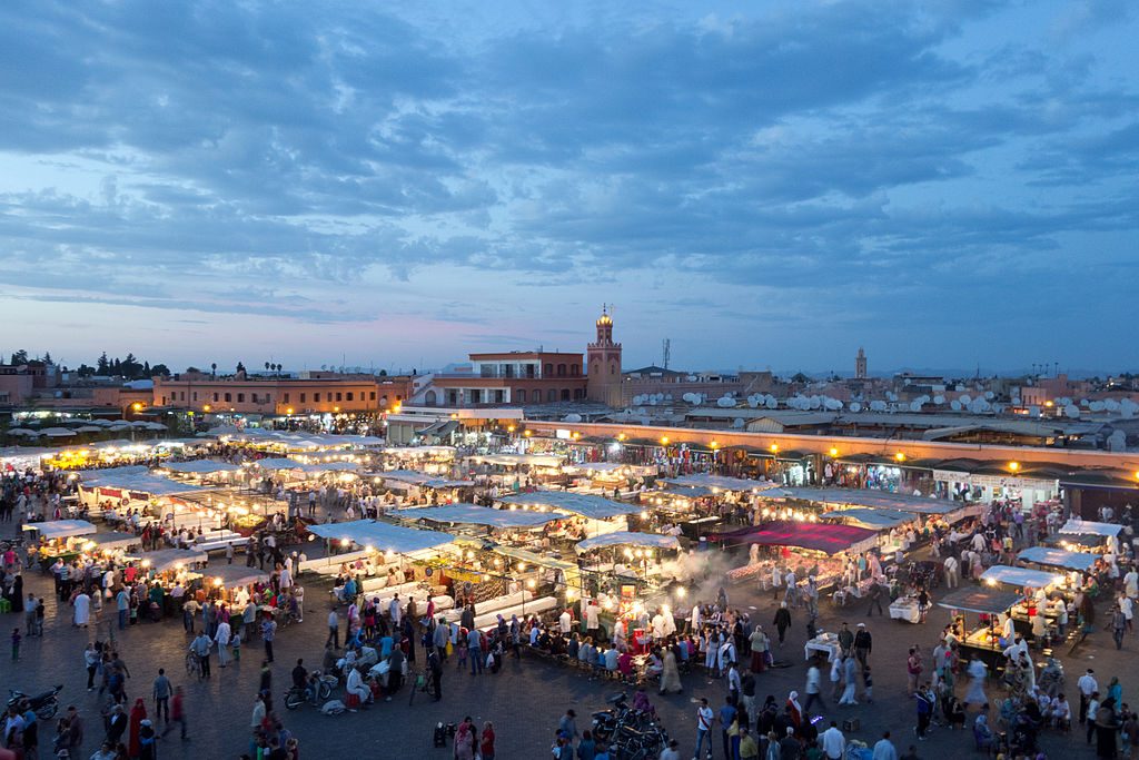 Djemma el Fna in Marrakech's old city