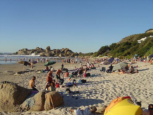 Germans love Llandudno beach in Cape Town