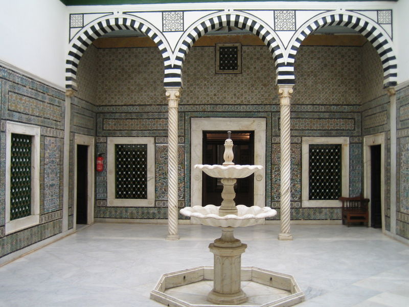 In the Bardo museum near Hammamet, Tunisia