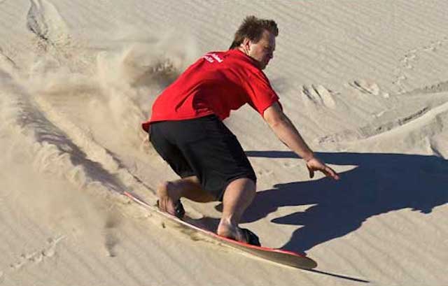 karoo island sandboarding in australia