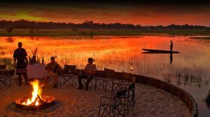 glamping at sanctuary chiefs camp in botswana
