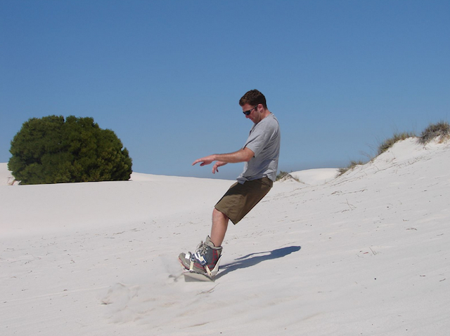 sandboarding in betty's bay south africa