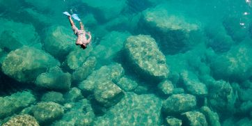 snorkeling and diving in lake malawi