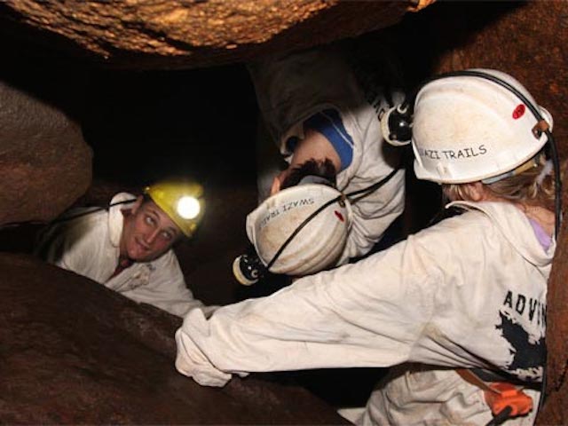 adventure caving in swaziland