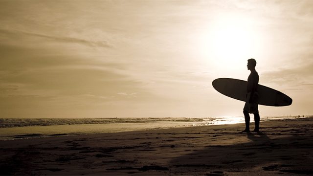 Surfing in Senegal