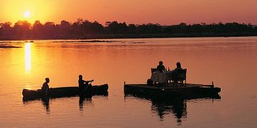 floating dinner zambezi