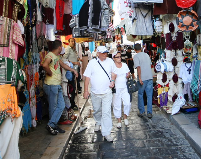 Tourists Tunisia