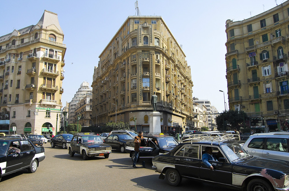 cairo busy street