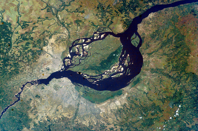 congo river from space