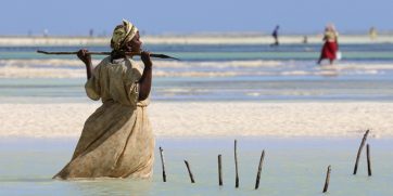 zanzibar beach woman