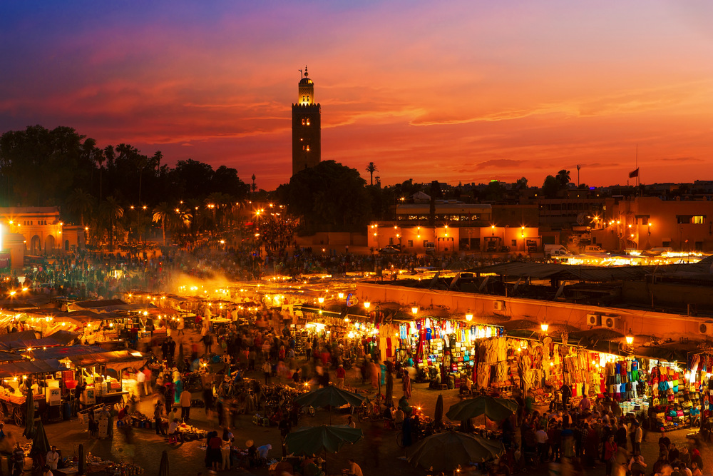 marrakech sunset