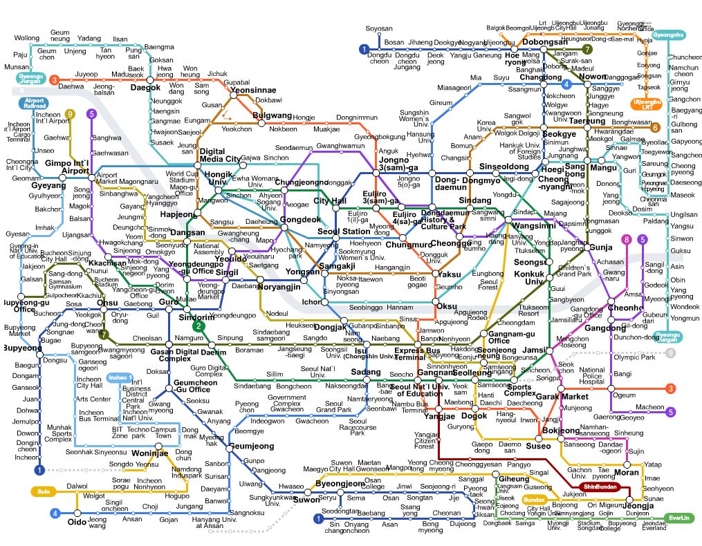 seoul subway map
