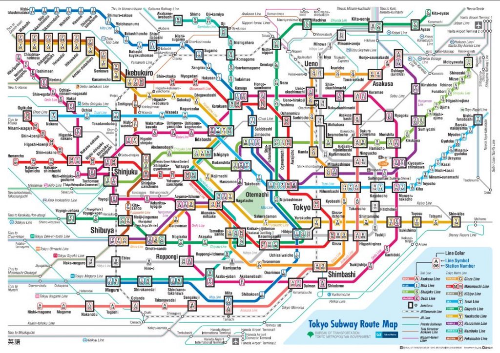 tokyo subway map
