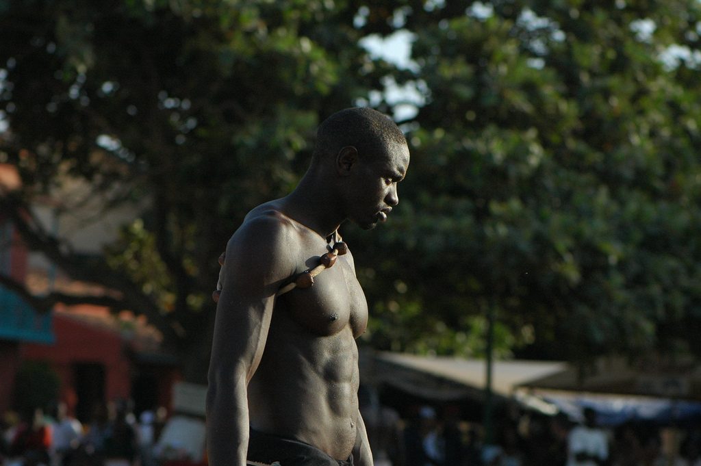 focused wrestler senegal