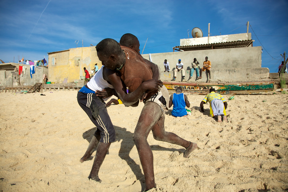 wrestling beach senegal